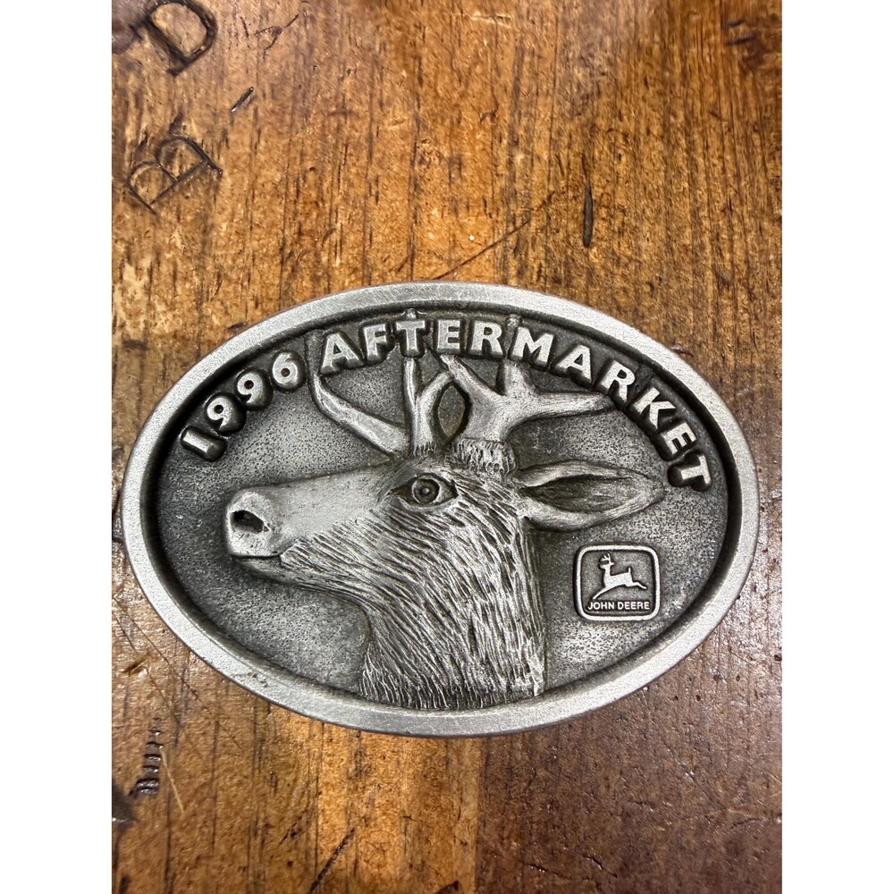 Vintage 1996 John Deere Aftermarket Limited Edition Belt Buckle Spec Cast Serial